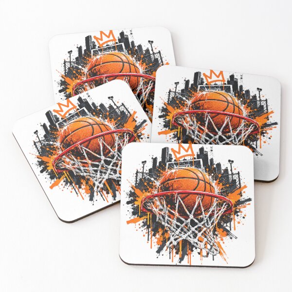 Item preview, Streetball Basketball Basket Crown Graffiti Urban Art designed and sold by LongIslandDesgn.