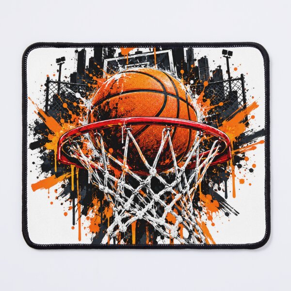 Item preview, Streetball Basketball Basket Crown Graffiti Urban Art designed and sold by LongIslandDesgn.