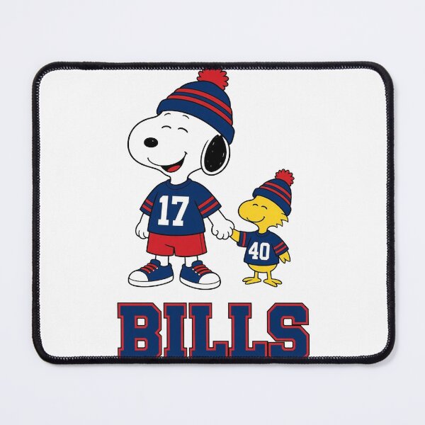 Item preview, Snoopy Woodstock Buffalo Bills designed and sold by PastelNightfall.