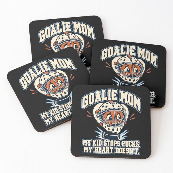 Item preview, Funny Goalie Mom My Kid Stops Pucks designed and sold by ArtHavenDesign.