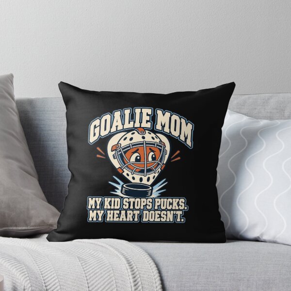 Item preview, Funny Goalie Mom My Kid Stops Pucks designed and sold by ArtHavenDesign.