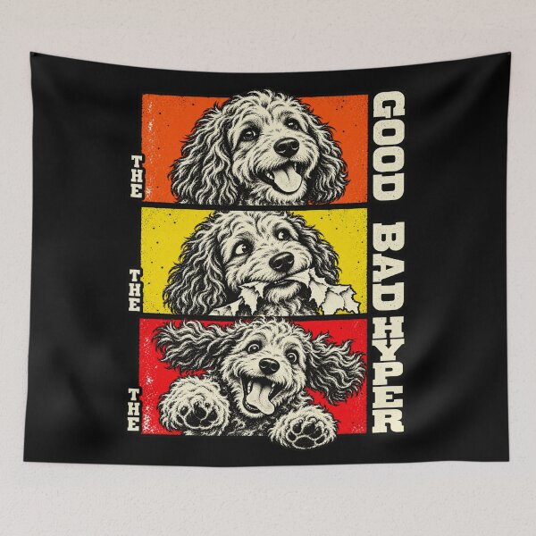 Item preview, Cockapoo - The Good, The Bad, The Hyper designed and sold by inkstyl.