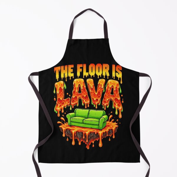 Item preview, lava floor is melting surreal pizza couch art designed and sold by anapldv.