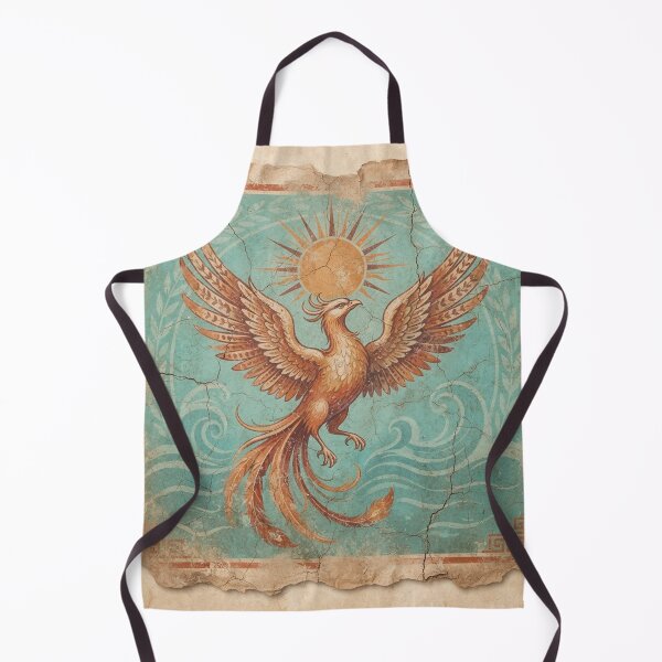 Item preview, Ancient Roman Phoenix Fresco - Mythological Bird Art designed and sold by codex antique.