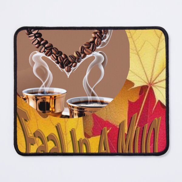 Item preview, Cozy Autumn Coffee Cup And Fall Leaves designed and sold by hepopatterns.