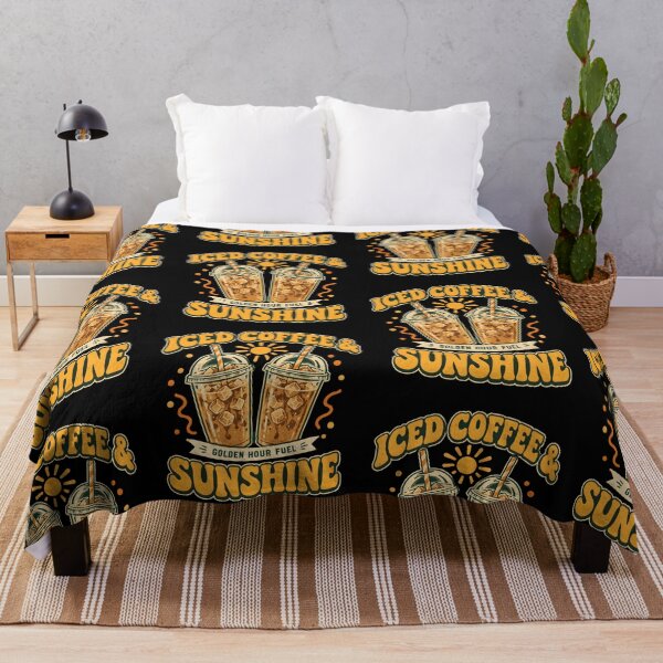 Item preview, Iced Coffee And Sunshine Retro Summer designed and sold by metalsnak.