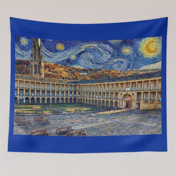Item preview, Starry Night Over The Piece Hall Halifax designed and sold by ArtworkNorth.