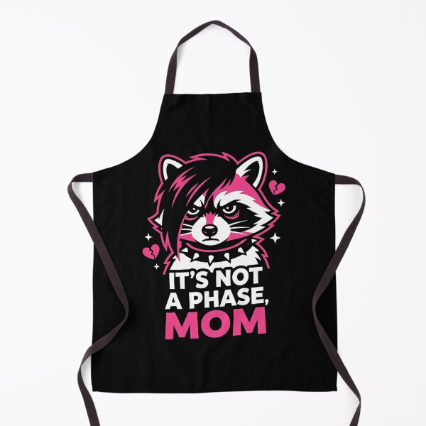 Item preview, It's Not A Phase Mom Emo Raccoon T-Shirt | Funny Scene Goth Nostalgia Graphic Tee designed and sold by ImadDesignsArts.