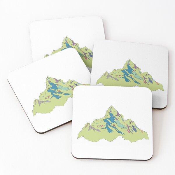 Item preview, First Light Everest - Geometric Alpine Peak Art designed and sold by iampaulmorris.