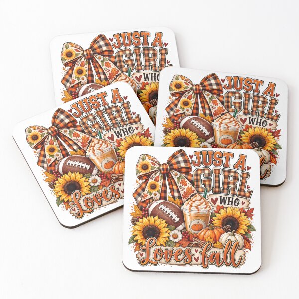 Item preview, Just a Girl Who Loves Fall - Pumpkin Football Coffee designed and sold by Rtcraftani.