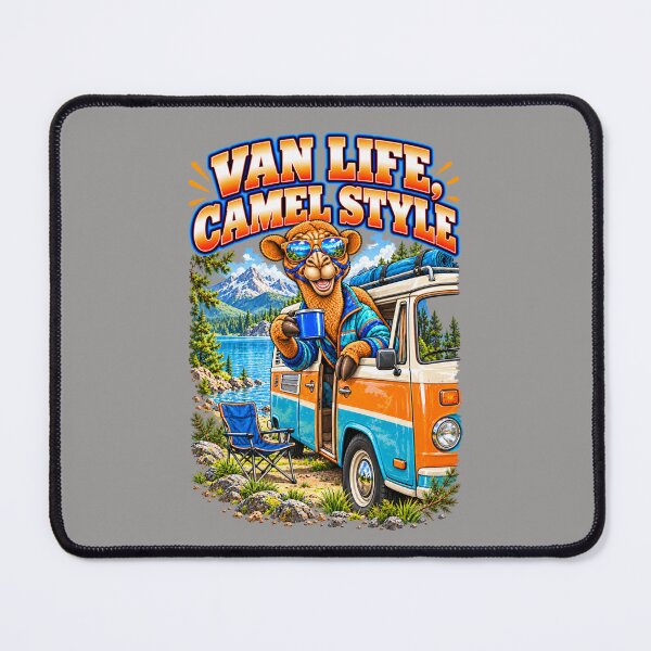 Item preview, Campervan Adventure Camel – Funny Camel T-Shirt – Funny Camel T-Shirt Animal Graphic Camel T-Shirt designed and sold by Camel & Quirk.