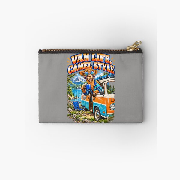 Item preview, Campervan Adventure Camel – Funny Camel T-Shirt – Funny Camel T-Shirt Animal Graphic Camel T-Shirt designed and sold by Camel & Quirk.