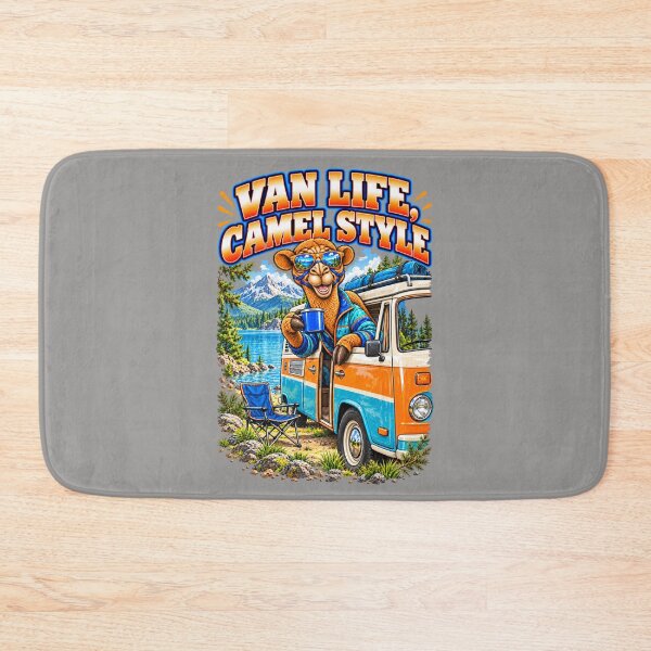 Item preview, Campervan Adventure Camel – Funny Camel T-Shirt – Funny Camel T-Shirt Animal Graphic Camel T-Shirt designed and sold by Camel & Quirk.