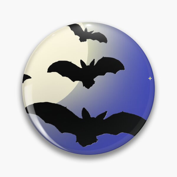 Item preview, Flock of Bats in Full Moon - Spooky Halloween Night Digital Art designed and sold by ArtisticJump.