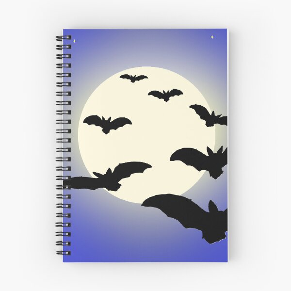 Item preview, Flock of Bats in Full Moon - Spooky Halloween Night Digital Art designed and sold by ArtisticJump.