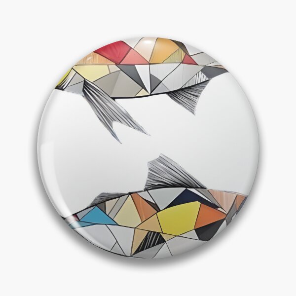 Item preview, stained glass mosaic fish designed and sold by PhiloDoh.