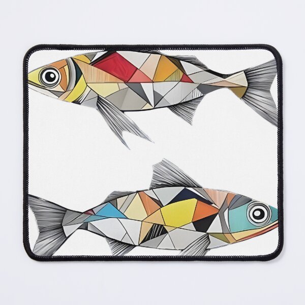 Item preview, stained glass mosaic fish designed and sold by PhiloDoh.