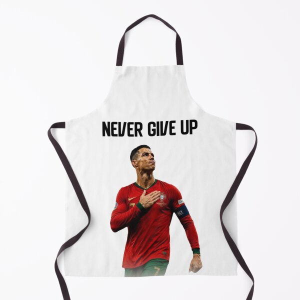 Item preview, Never Give Up Inspiring Motivational and Inspirational Gym Quotes Fitness Motivation Cristiano Ronaldo Celebration Portrait Famous Quotes designed and sold by Matt_Smith.