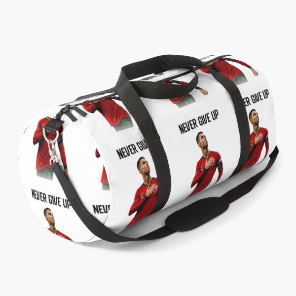 Item preview, Never Give Up Inspiring Motivational and Inspirational Gym Quotes Fitness Motivation Cristiano Ronaldo Celebration Portrait Famous Quotes designed and sold by Matt_Smith.