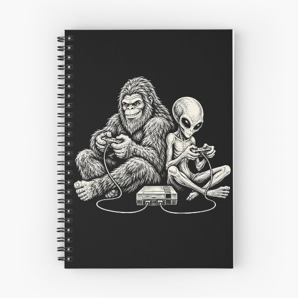 Item preview, Bigfoot Alien Gaming Cryptid Gamer designed and sold by andre-hollow.