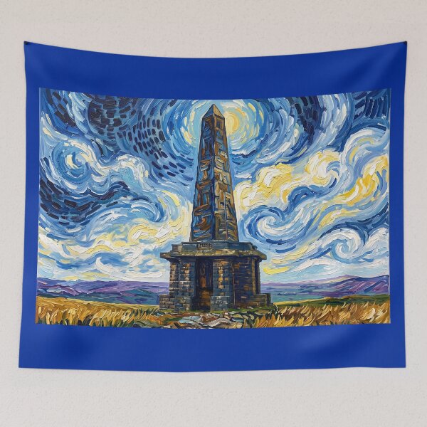 Item preview, Stoodley Pike Monument - Van Gogh Style designed and sold by ArtworkNorth.