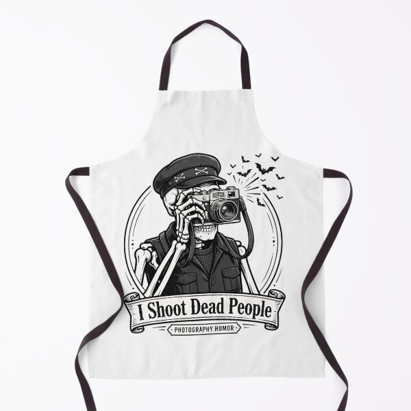 Item preview, I Shoot Dead People Skeleton Photographer Camera Halloween designed and sold by Moad Fahim.