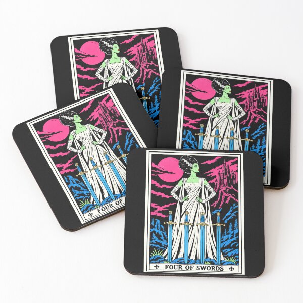 Item preview, Four of Swords designed and sold by PopFright Art Company .