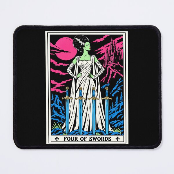Item preview, Four of Swords designed and sold by PopFright Art Company .