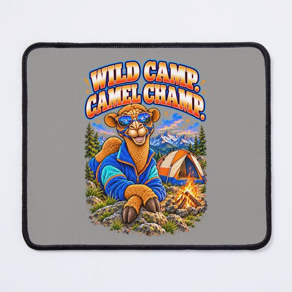 Item preview, Wild Camp. Camel Champ – Funny Camel Camping T-Shirt – Funny Camel T-Shirt Animal Graphic Camel T-Shirt designed and sold by Camel & Quirk.