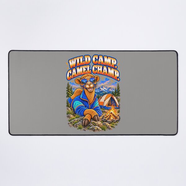 Item preview, Wild Camp. Camel Champ – Funny Camel Camping T-Shirt – Funny Camel T-Shirt Animal Graphic Camel T-Shirt designed and sold by Camel & Quirk.