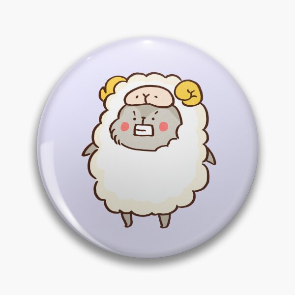 Item preview, Wolf Wearing a Sheep Costume designed and sold by Chunu Doodles.