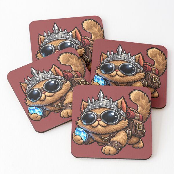 Item preview, Crystal Dungeon Adventurer Cat designed and sold by OPanshop.