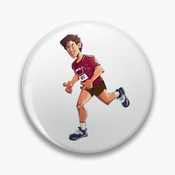 Item preview, "Running Bitcoin" Hal Finney by twitter/x @ajaytoons designed and sold by KatelynMitalski.