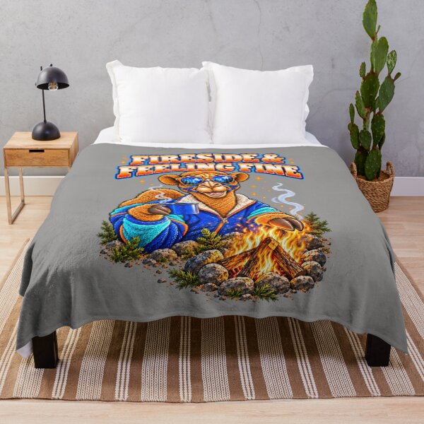 Item preview, Campfire Camel – Funny Camel Camping T-Shirt – Funny Camel T-Shirt Animal Graphic Camel T-Shirt designed and sold by Camel & Quirk.