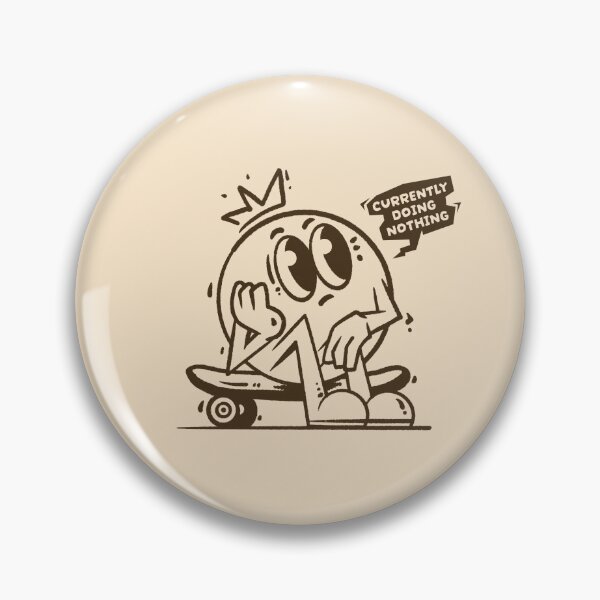 Item preview, Currently Doing Nothing - Vintage Cartoon Skater designed and sold by adipra.