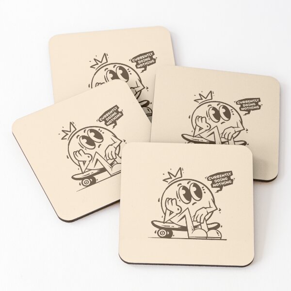 Item preview, Currently Doing Nothing - Vintage Cartoon Skater designed and sold by adipra.