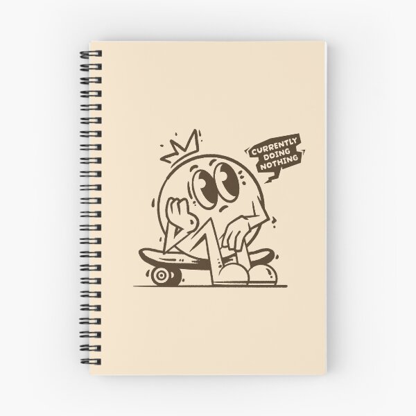Item preview, Currently Doing Nothing - Vintage Cartoon Skater designed and sold by adipra.