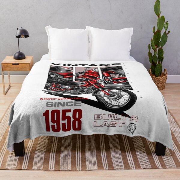 Item preview, Vintage Motorcycle Bikers Motorbike Birthday 1958 designed and sold by JRRTs.