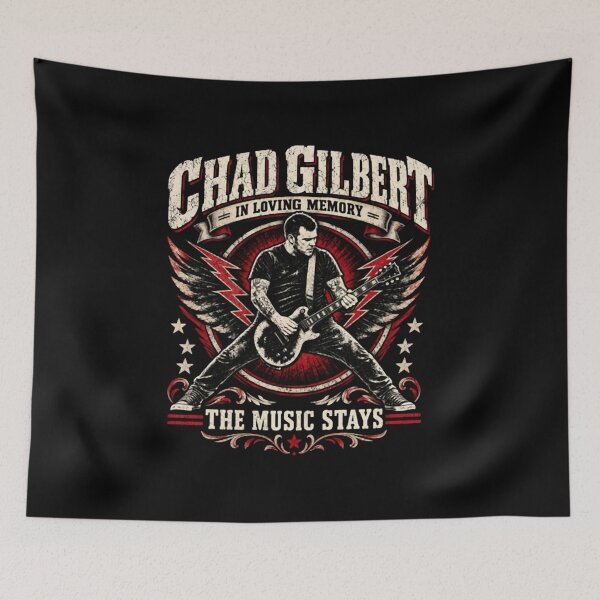Item preview, RIP Chad Gilbert 1981 2026, New Found Glory designed and sold by DedKid8BitCute.