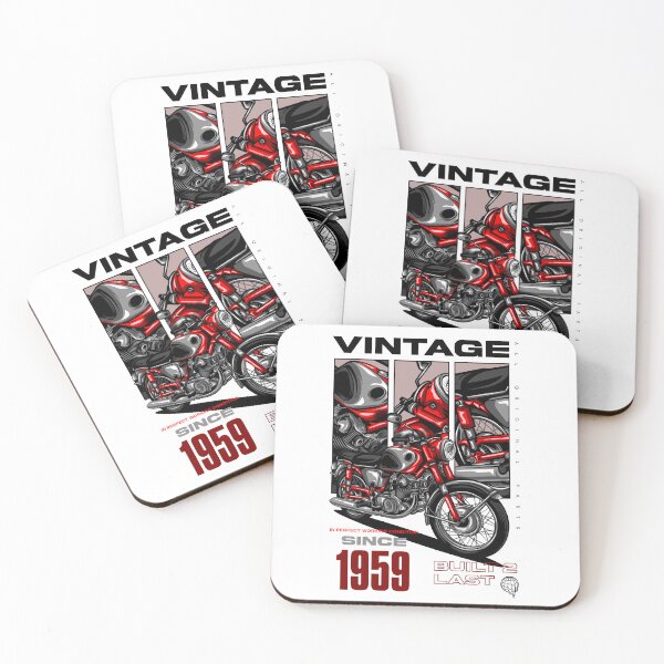 Item preview, Vintage Motorcycle Bikers Motorbike Birthday 1959 designed and sold by JRRTs.
