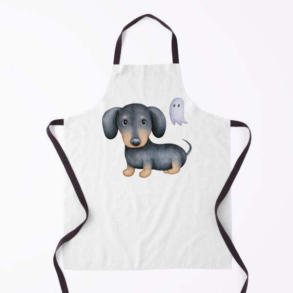 Item preview, Cute Dachshund with Ghosts Halloween Sticker designed and sold by olenapetol.