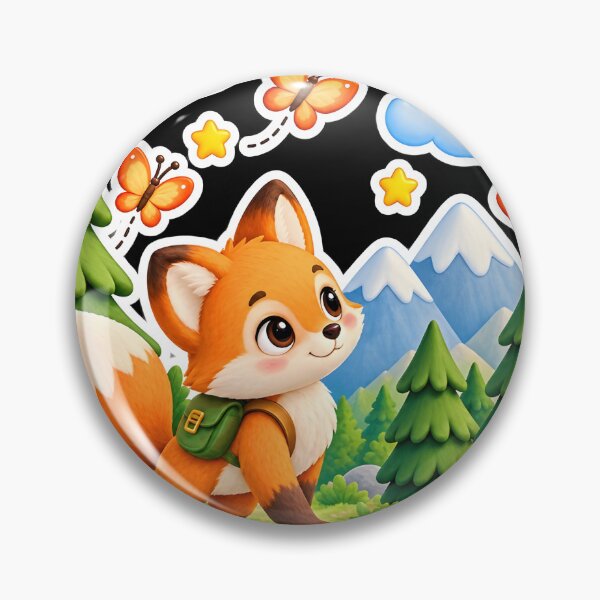 Artikelvorschau, Abenteuer im Wald mit dem süßen Fuchs entworfen und verkauft von Elhocinr.