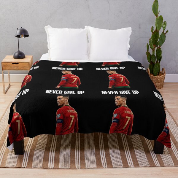 Item preview, Never Give Up Inspiring Motivational and Inspirational Gym Quotes Fitness Motivation Cristiano Ronaldo Celebration Portrait Famous Quotes designed and sold by Matt_Smith.