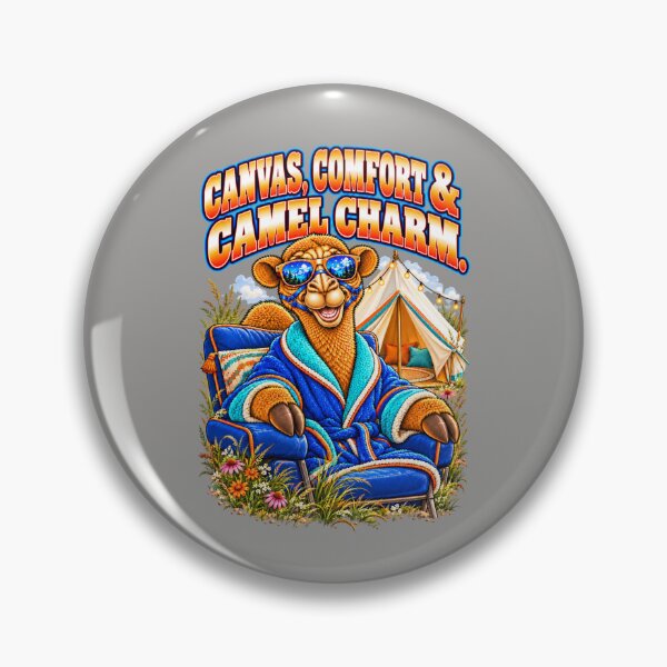 Item preview, Canvas, Comfort & Camel Charm – Funny Camel Camping T-Shirt – Funny Camel T-Shirt Animal Graphic Camel T-Shirt designed and sold by Camel & Quirk.