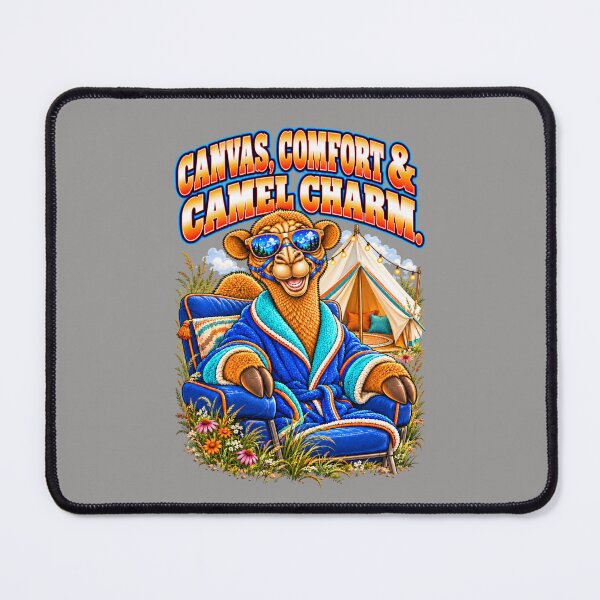 Item preview, Canvas, Comfort & Camel Charm – Funny Camel Camping T-Shirt – Funny Camel T-Shirt Animal Graphic Camel T-Shirt designed and sold by Camel & Quirk.
