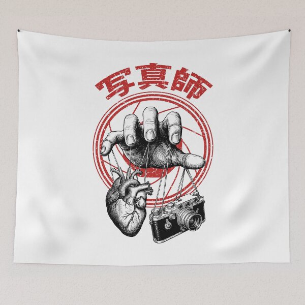 Item preview, Photographer Photography Camera Anatomical Heart Kanji designed and sold by GrandeDuc.