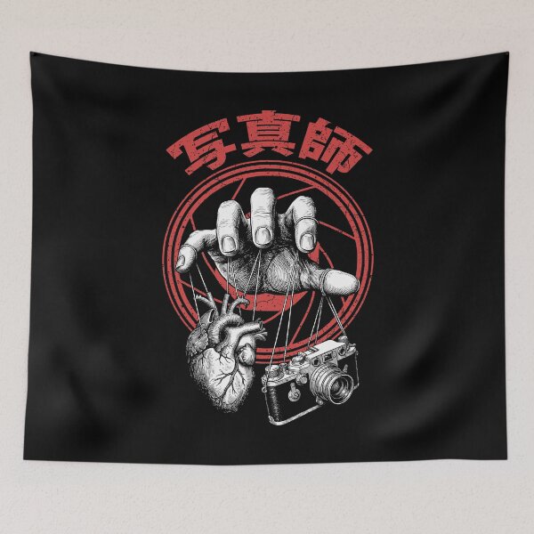 Item preview, Photographer Photography Camera Anatomical Heart Kanji designed and sold by GrandeDuc.