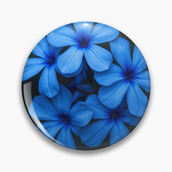 Item preview, Vivid Blue Flowers in Moody Light designed and sold by Velvet-palette.