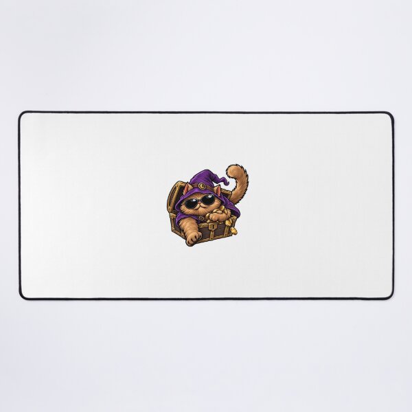 Item preview, Treasure Chest Wizard Cat designed and sold by OPanshop.