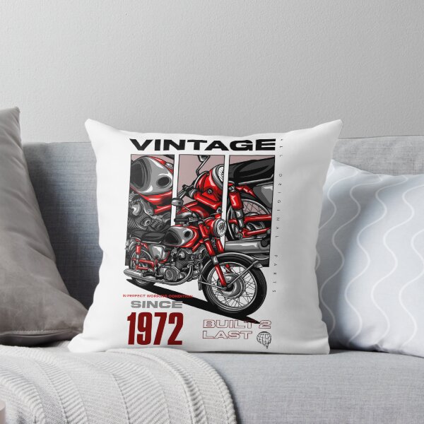 Item preview, Vintage Motorcycle Bikers Motorbike Birthday 1972 designed and sold by JRRTs.